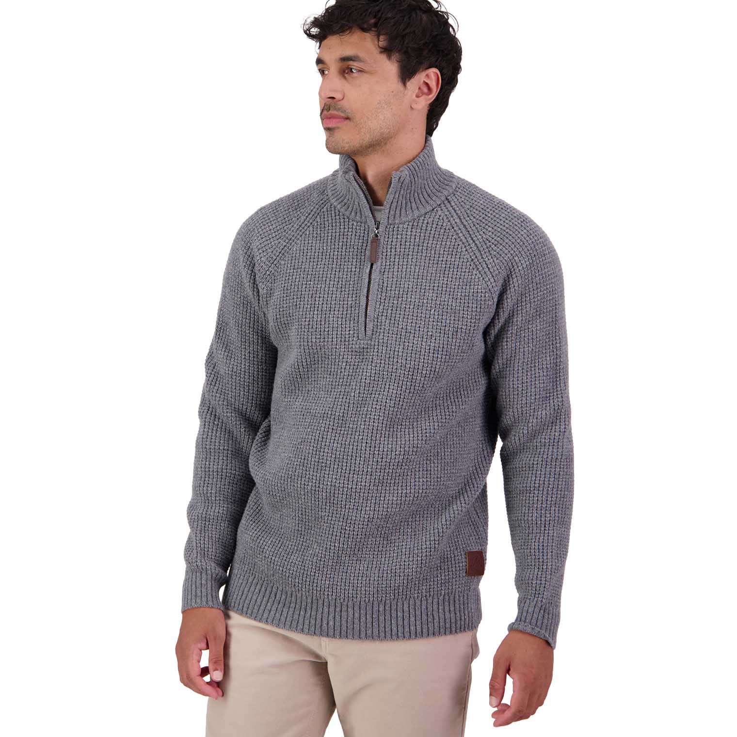 Swanndri Chalky Island Waffle Jumper